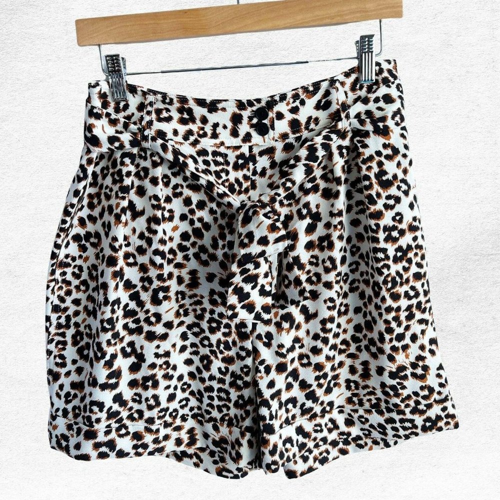 NWOT Bar III Cheetah Shorts Size 6